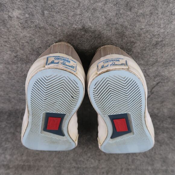 Converse Shoes Mens 9 Sneakers Jack Purcell Comfort Wedge Classic Canvas Grey - Picture 11 of 16